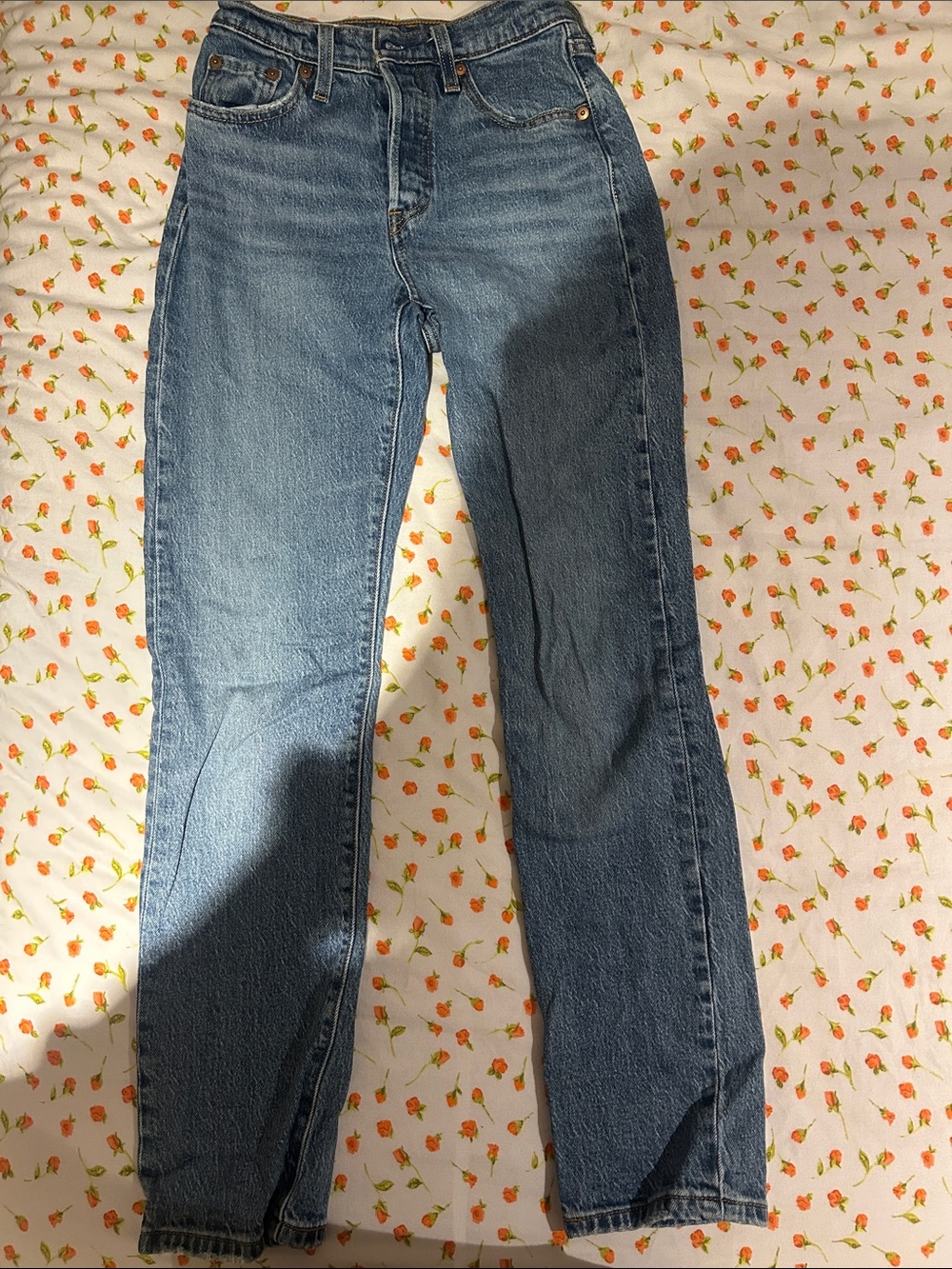 Levi's Women's Straight-Leg Blue Denim Jeans